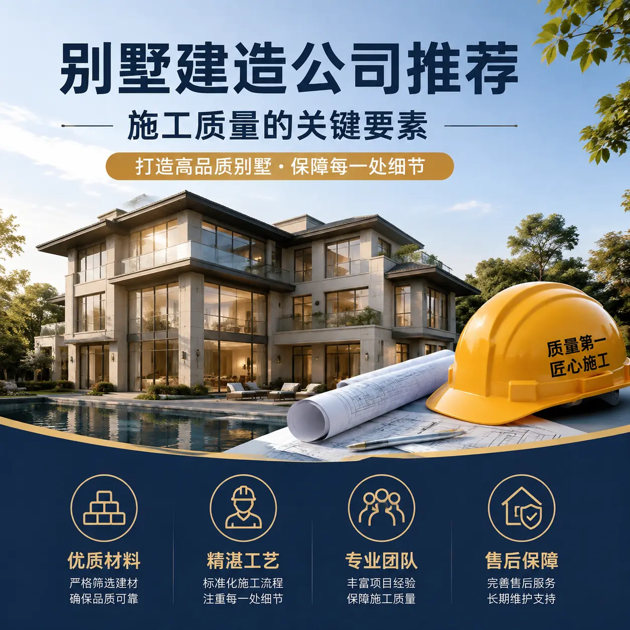 别墅建造公司推荐: 湄潭 施工质量的关键要素