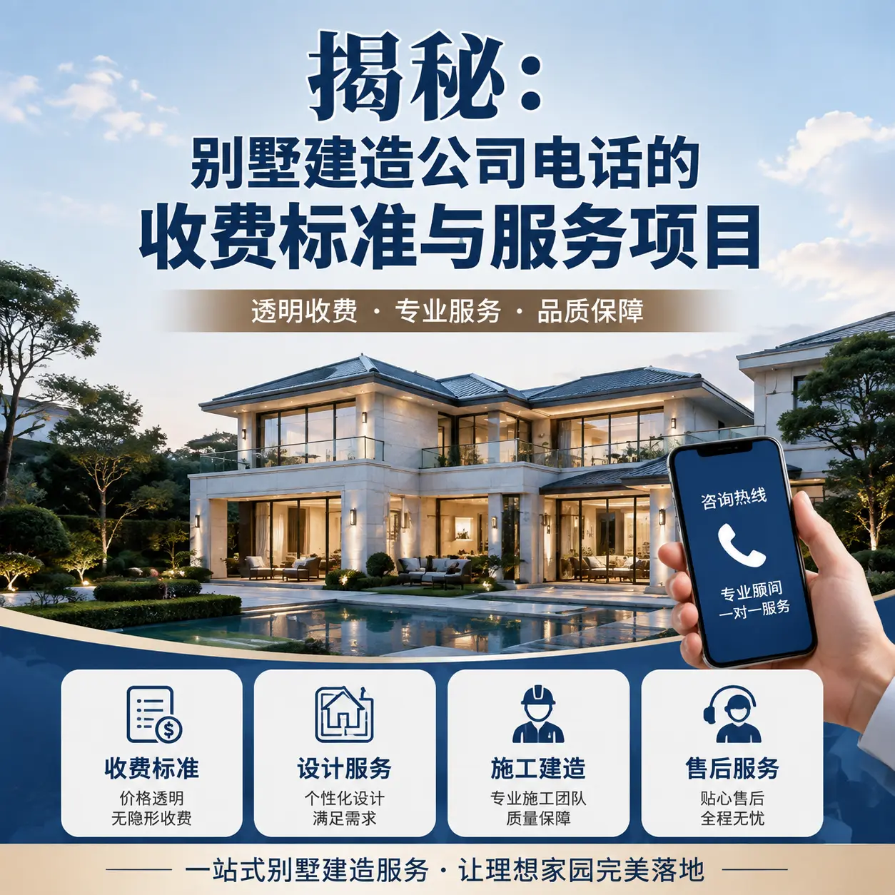 揭秘:湄潭别墅建造公司电话的收费标准与服务项目