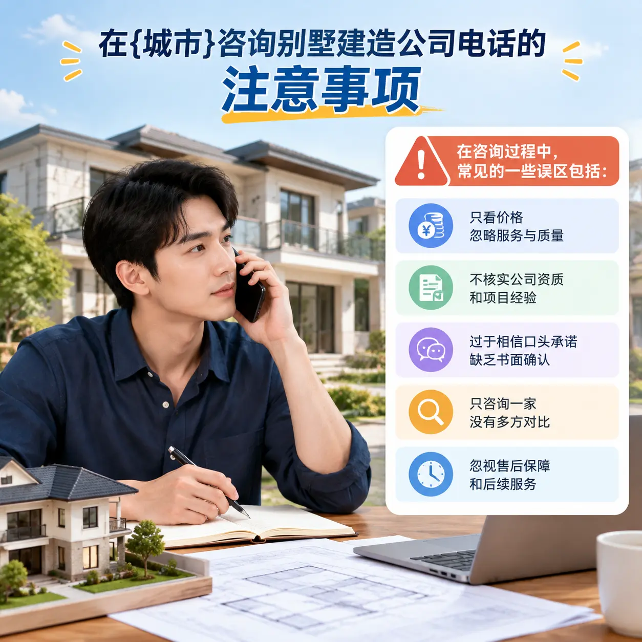 在湄潭咨询别墅建造公司电话的注意事项