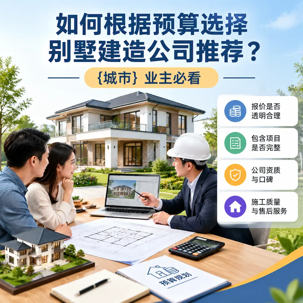 如何根据预算选择别墅建造公司推荐? 湄潭 业主必看