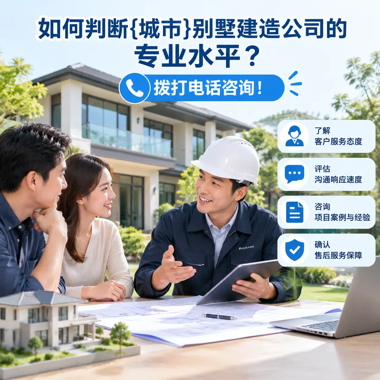 如何判断湄潭别墅建造公司的专业水平?拨打电话咨询!